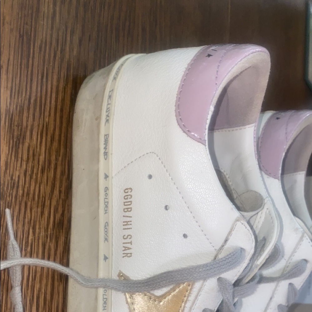 Authentic Golden Goose Hi Star Sneakers